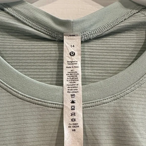 Lululemon Swiftly Tech Short Sleeve Shirt 2.0
Delicate Mint Women’s 14 Running - Picture 4 of 10